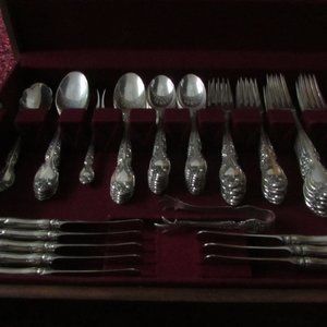 Service for 12 Sterling Silver Flatware Gorham Melrose